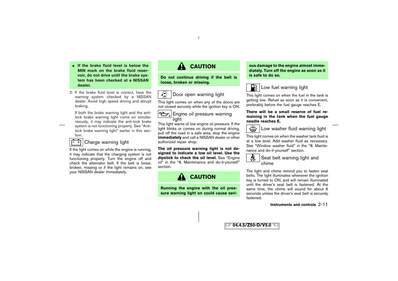 NISSAN CVT SIC0697 User Manual | Page 70 / 283