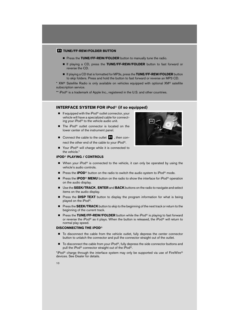 NISSAN 2009 Cube User Manual | Page 12 / 24