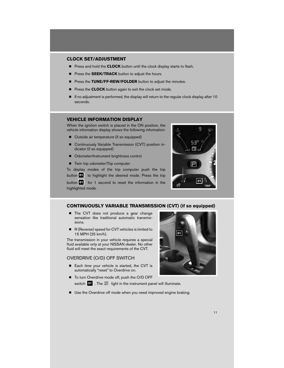 NISSAN 2009 Cube User Manual | Page 13 / 24