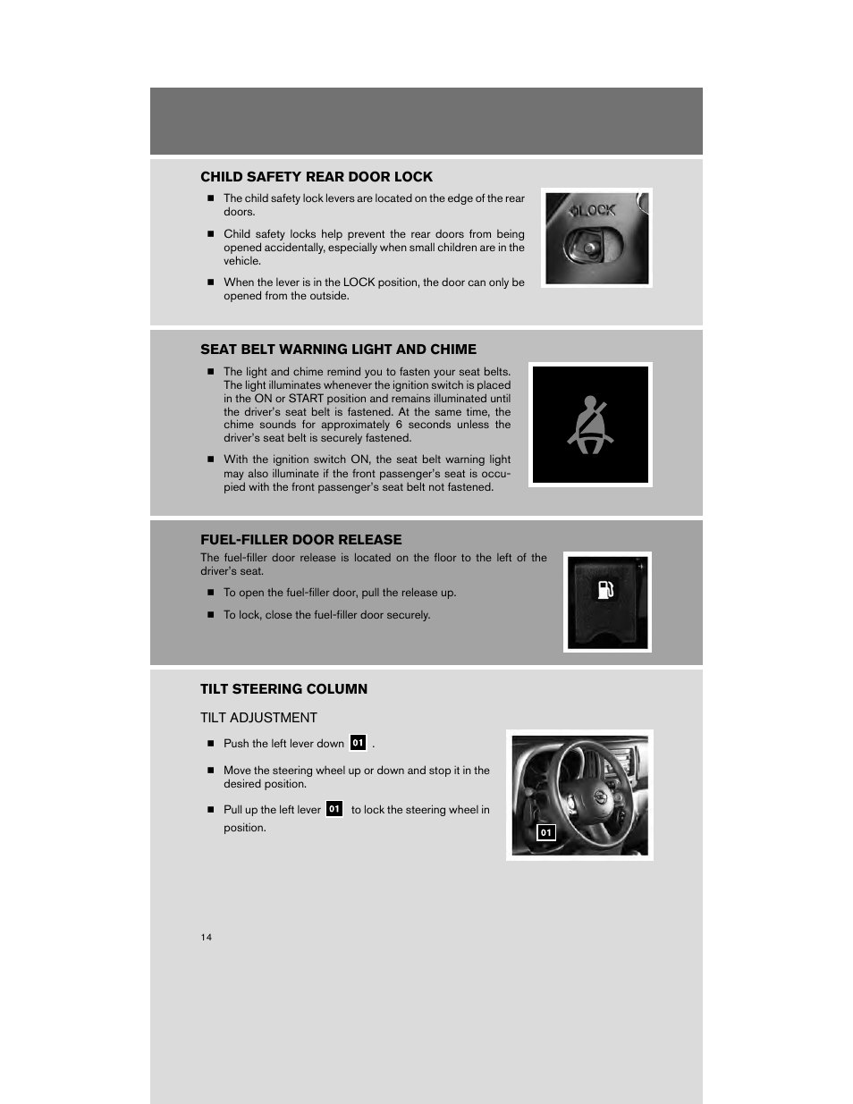 NISSAN 2009 Cube User Manual | Page 16 / 24