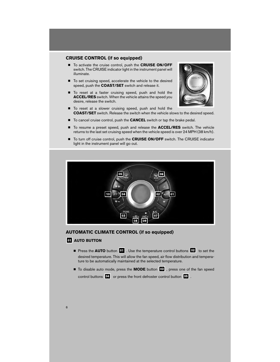 NISSAN 2009 Cube User Manual | Page 8 / 24