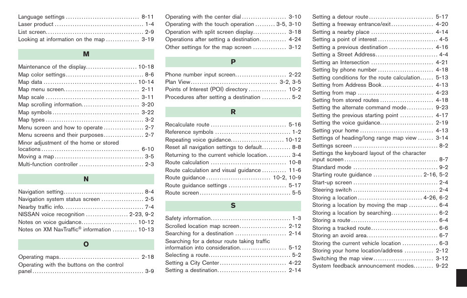 NISSAN 2011 Pathfinder User Manual | Page 233 / 235