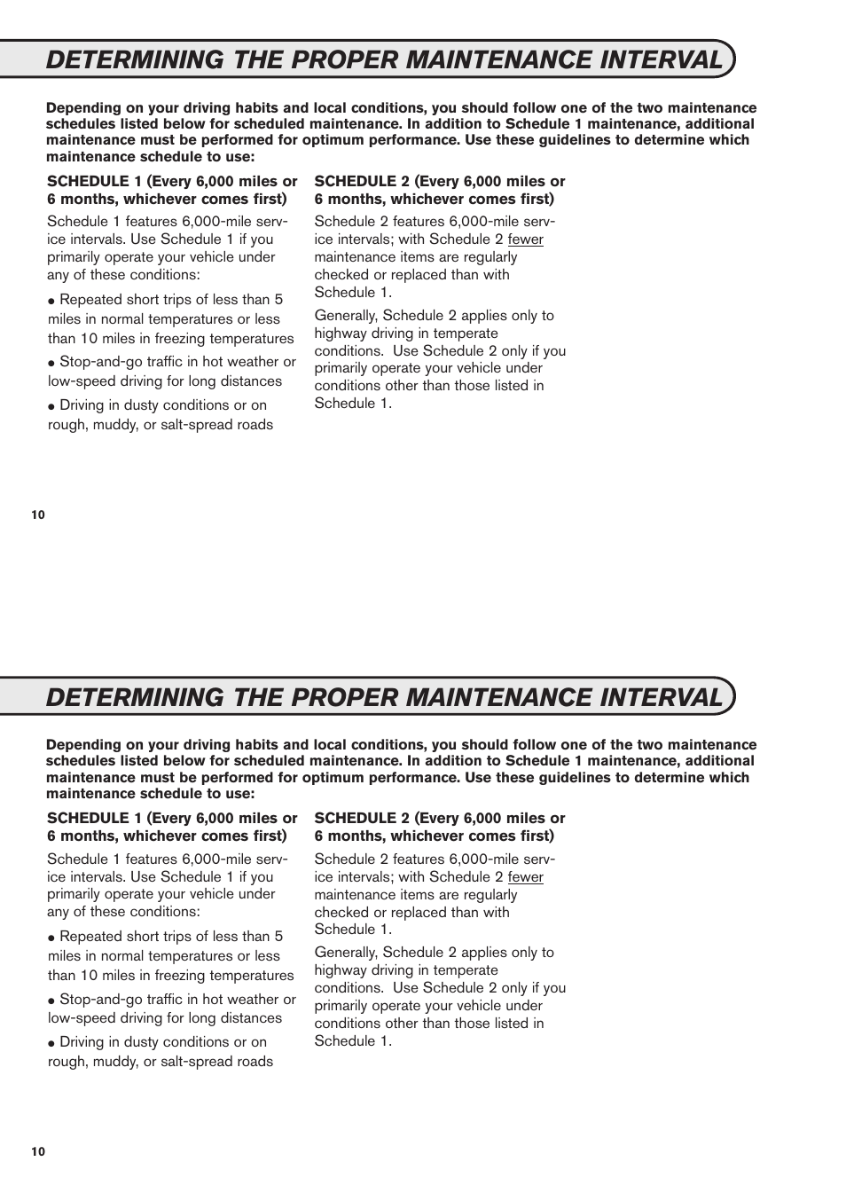 Determining the proper maintenance interval | NISSAN 2011 GT-R User Manual | Page 12 / 56