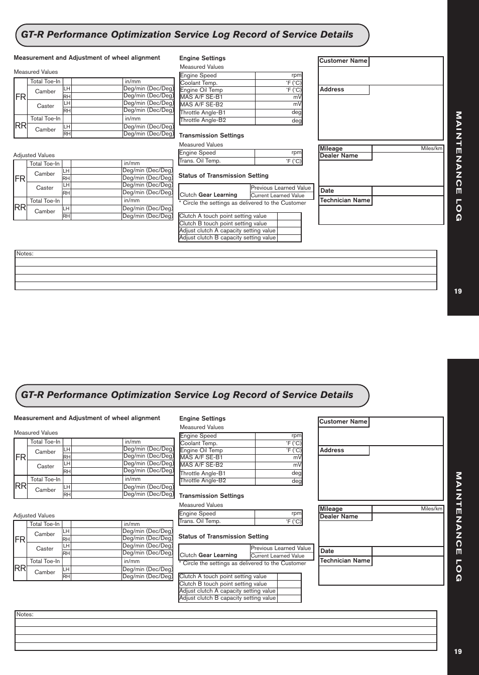 Fr rr | NISSAN 2011 GT-R User Manual | Page 21 / 56