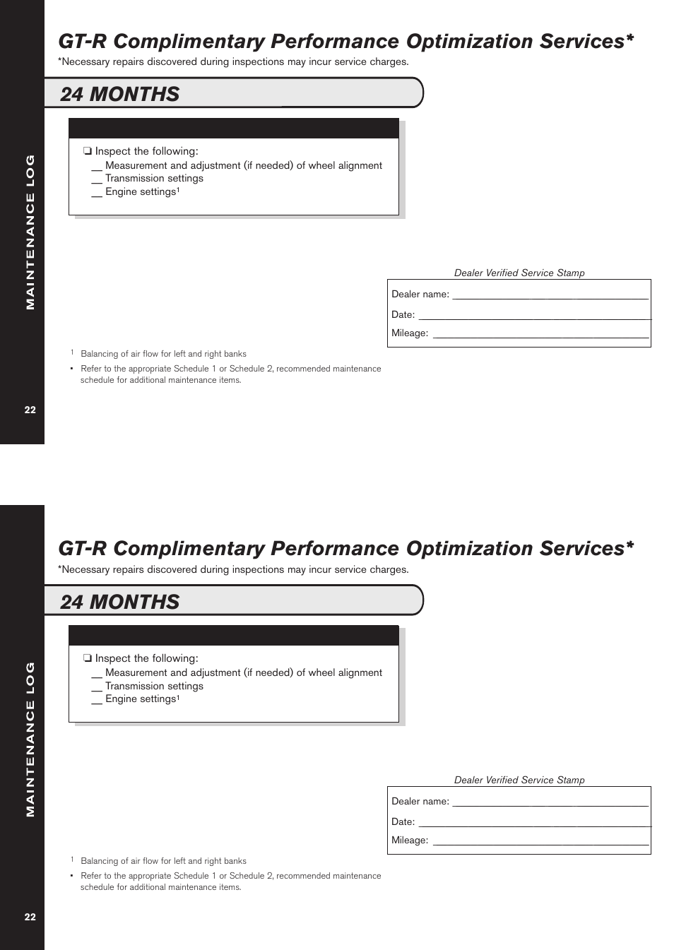 24 months | NISSAN 2011 GT-R User Manual | Page 24 / 56