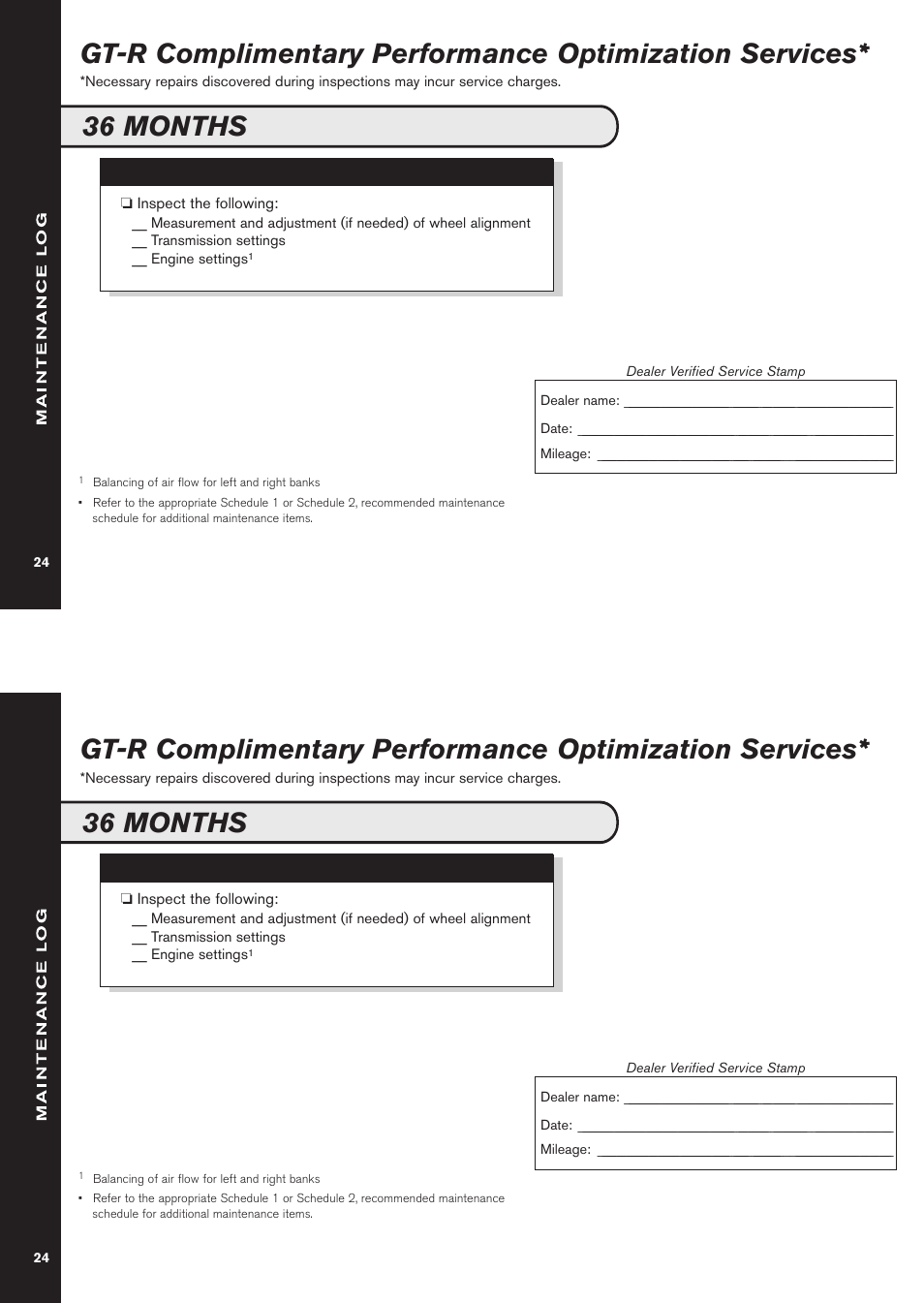 36 months | NISSAN 2011 GT-R User Manual | Page 26 / 56
