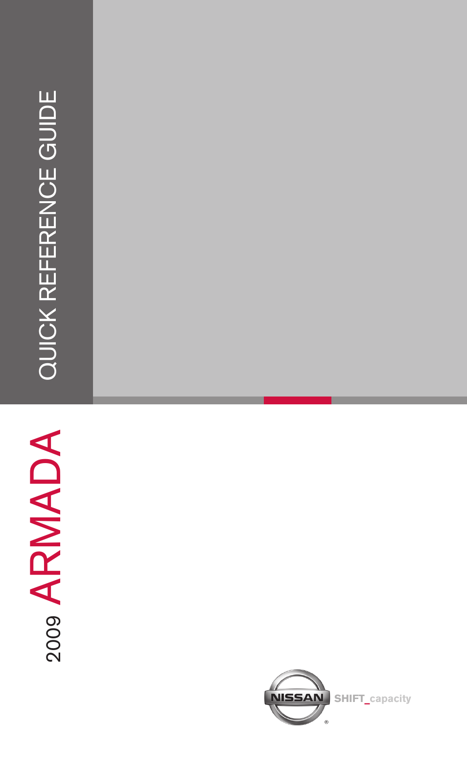 NISSAN 2009 Armada User Manual | 44 pages