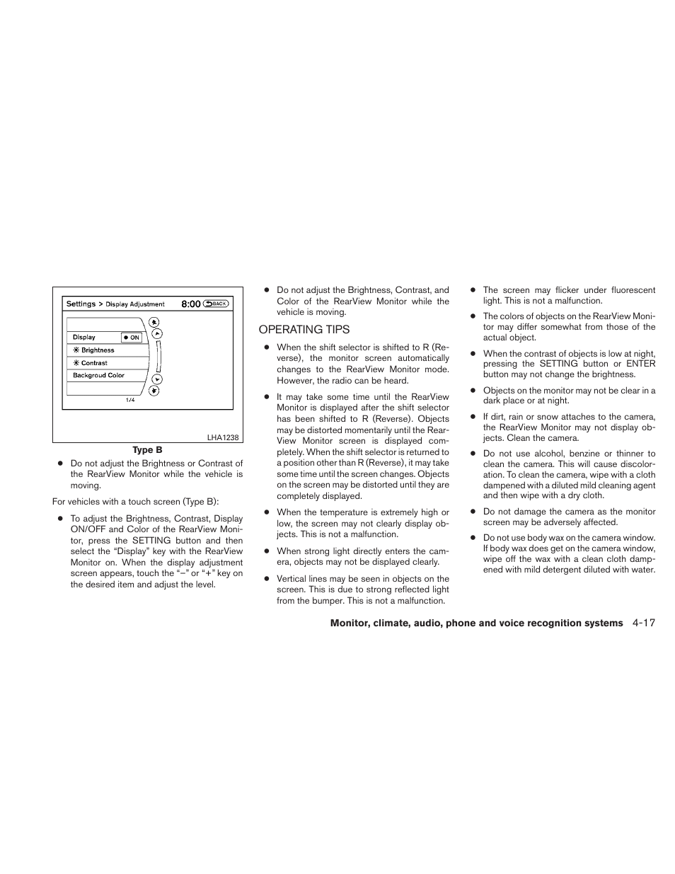 Operating tips -17 | NISSAN 2011 Altima Coupe User Manual | Page 184 / 446