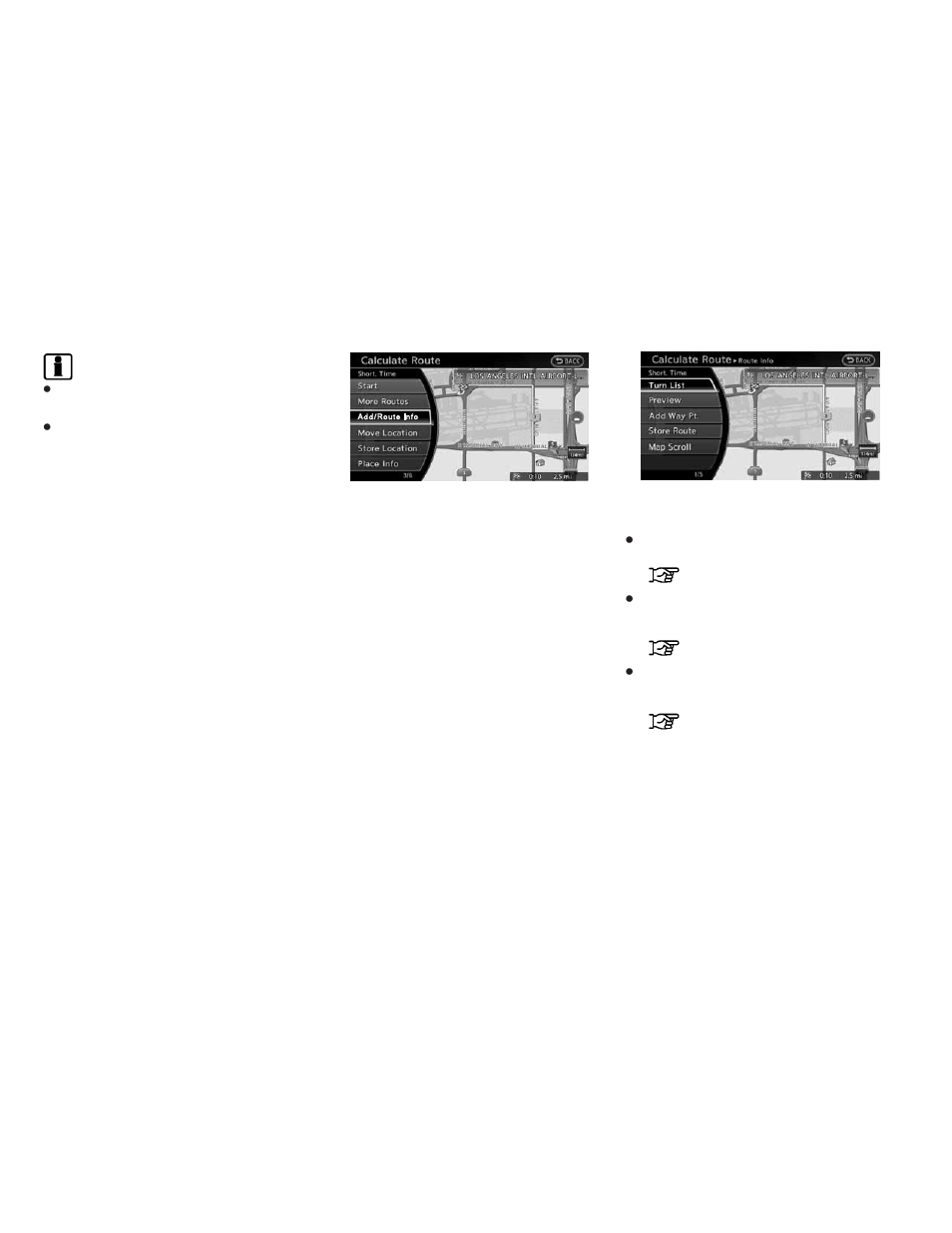 Confirming a route -4 | NISSAN 2010 Altima Coupe User Manual | Page 109 / 312