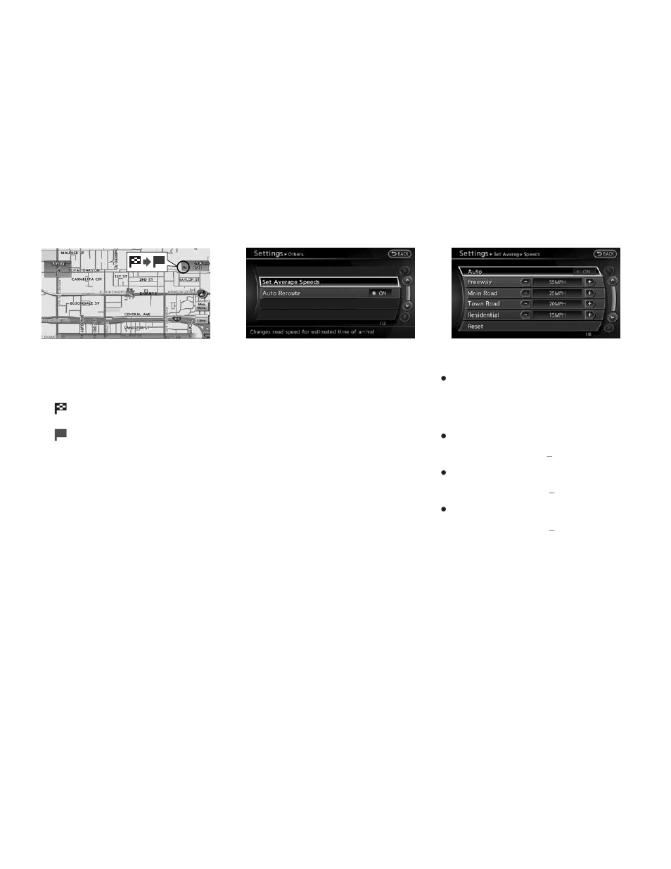Set average speeds -40 | NISSAN 2010 Altima Coupe User Manual | Page 145 / 312