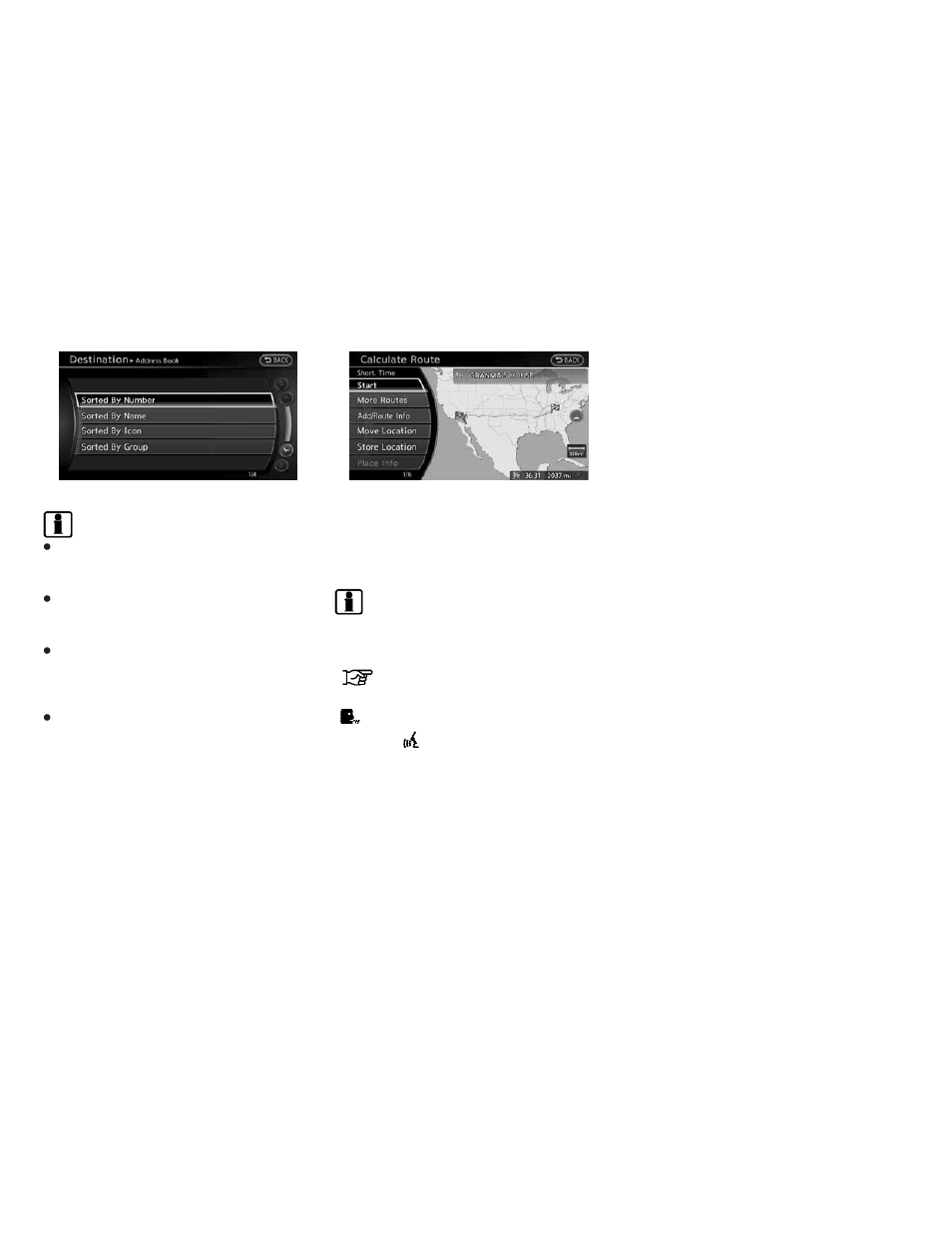 Setting a previous destination -18 | NISSAN 2010 Altima Coupe User Manual | Page 89 / 312