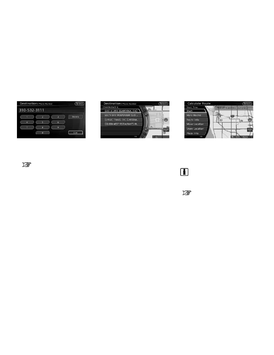 Setting a freeway entrance/exit -24 | NISSAN 2010 Altima Coupe User Manual | Page 95 / 312
