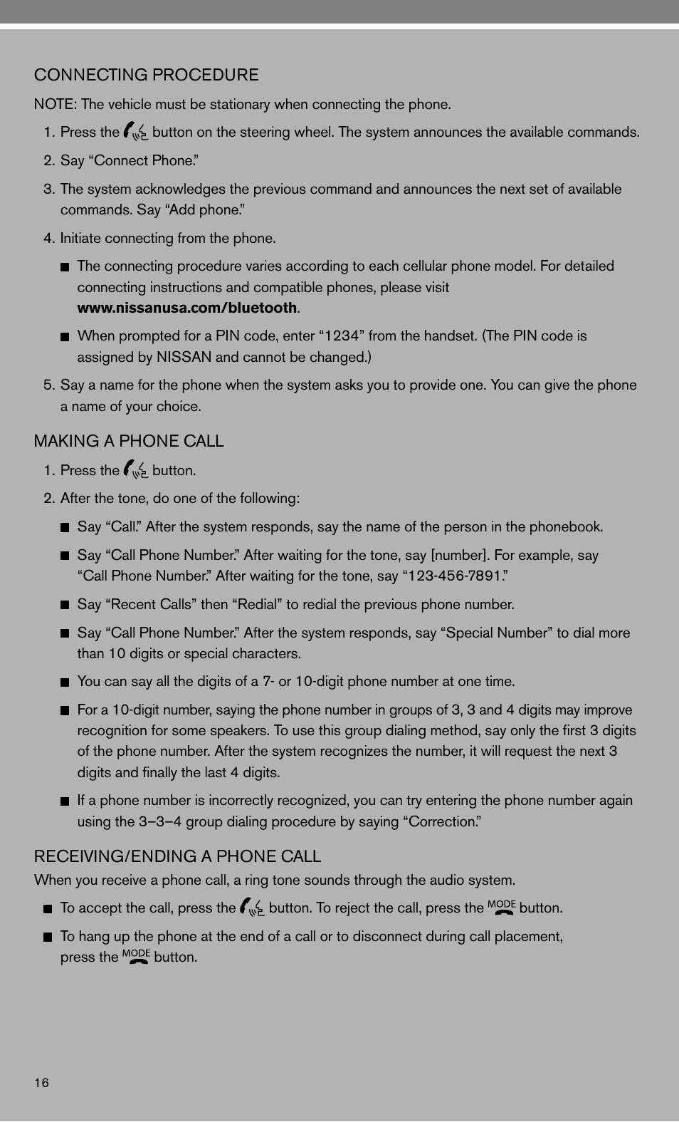 NISSAN 2010 Frontier User Manual | Page 18 / 20