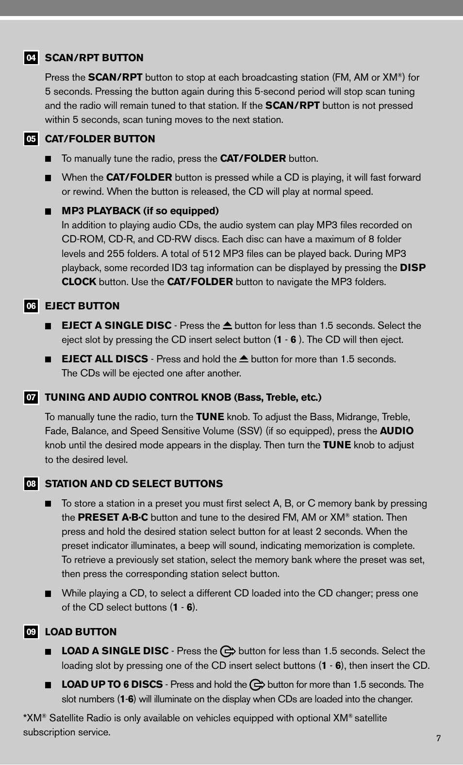 NISSAN 2010 Frontier User Manual | Page 9 / 20