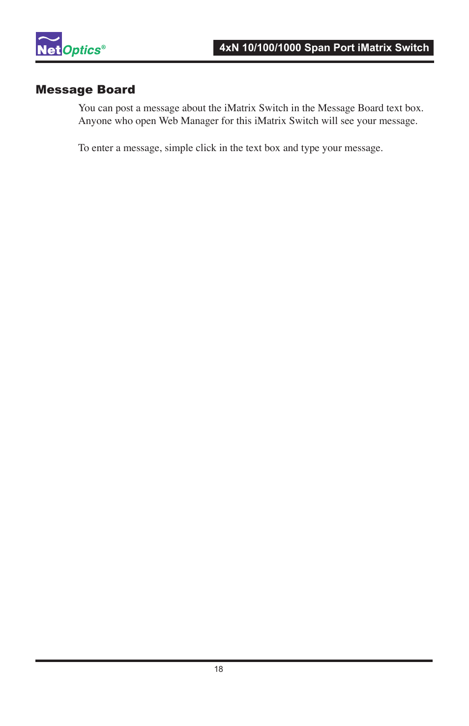 Net Optics ISW-CU3-S4x16 User Manual | Page 22 / 44