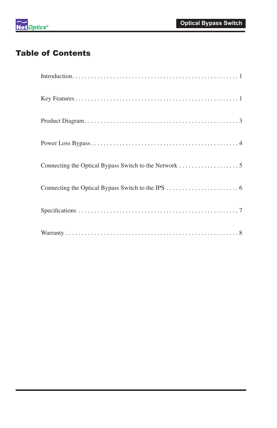 Net Optics N-IDP-POBPSX-001 User Manual | Page 2 / 12