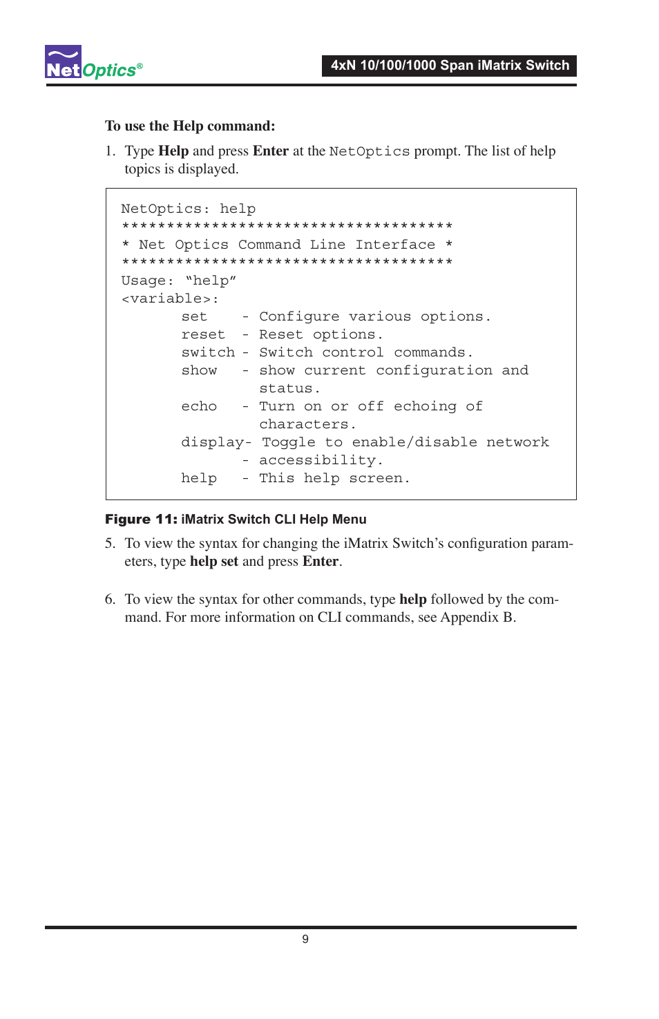 Net Optics 4xN1000 User Manual | Page 13 / 44
