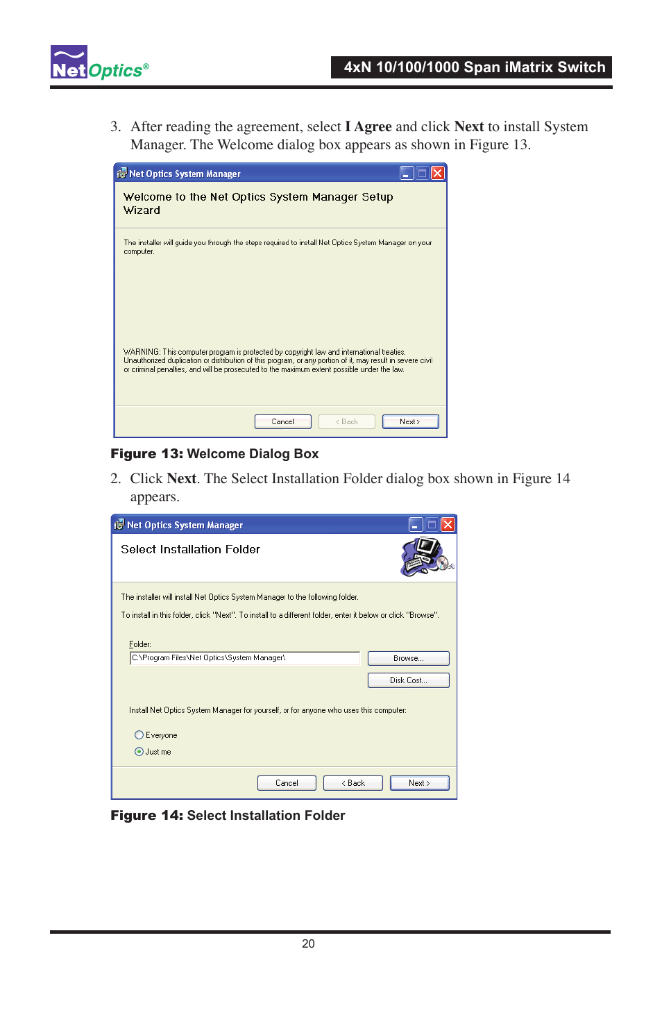 Net Optics 4xN1000 User Manual | Page 24 / 44