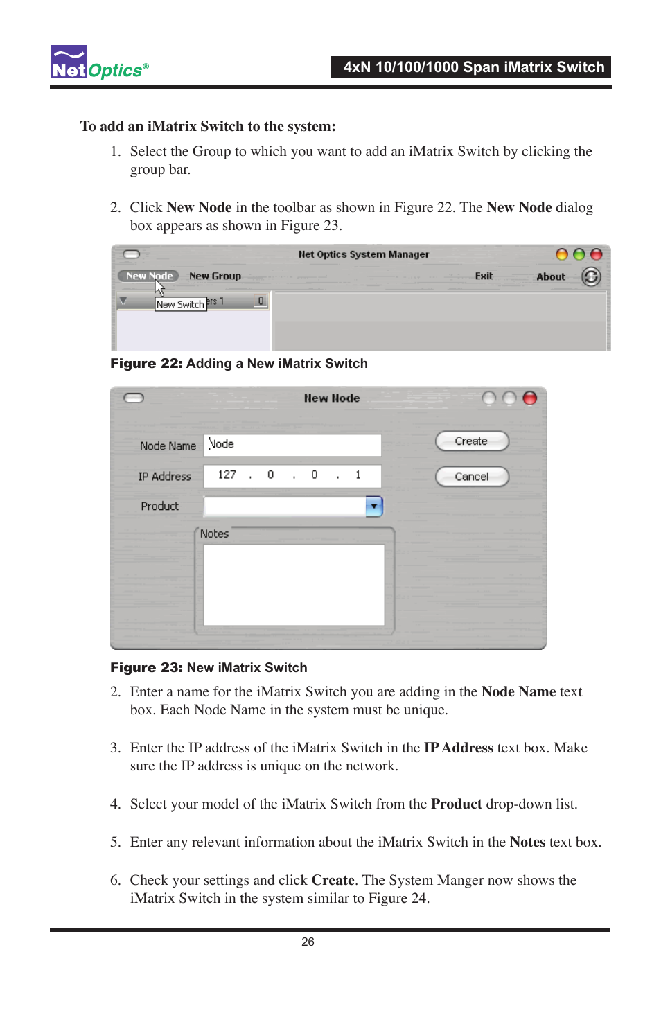 Net Optics 4xN1000 User Manual | Page 30 / 44