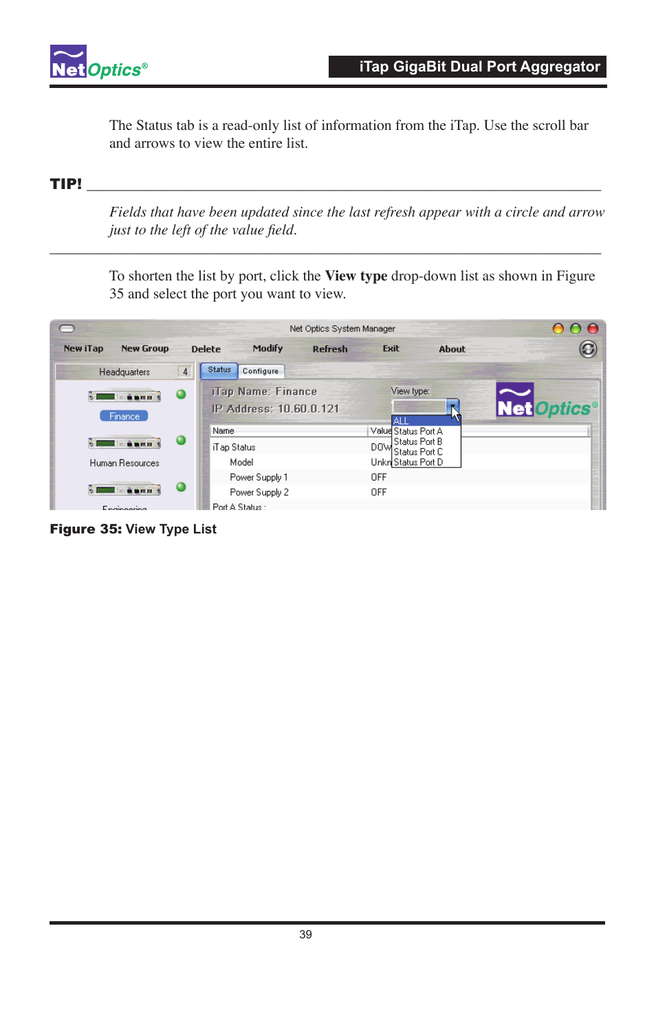Net Optics 96547iTP User Manual | Page 43 / 52