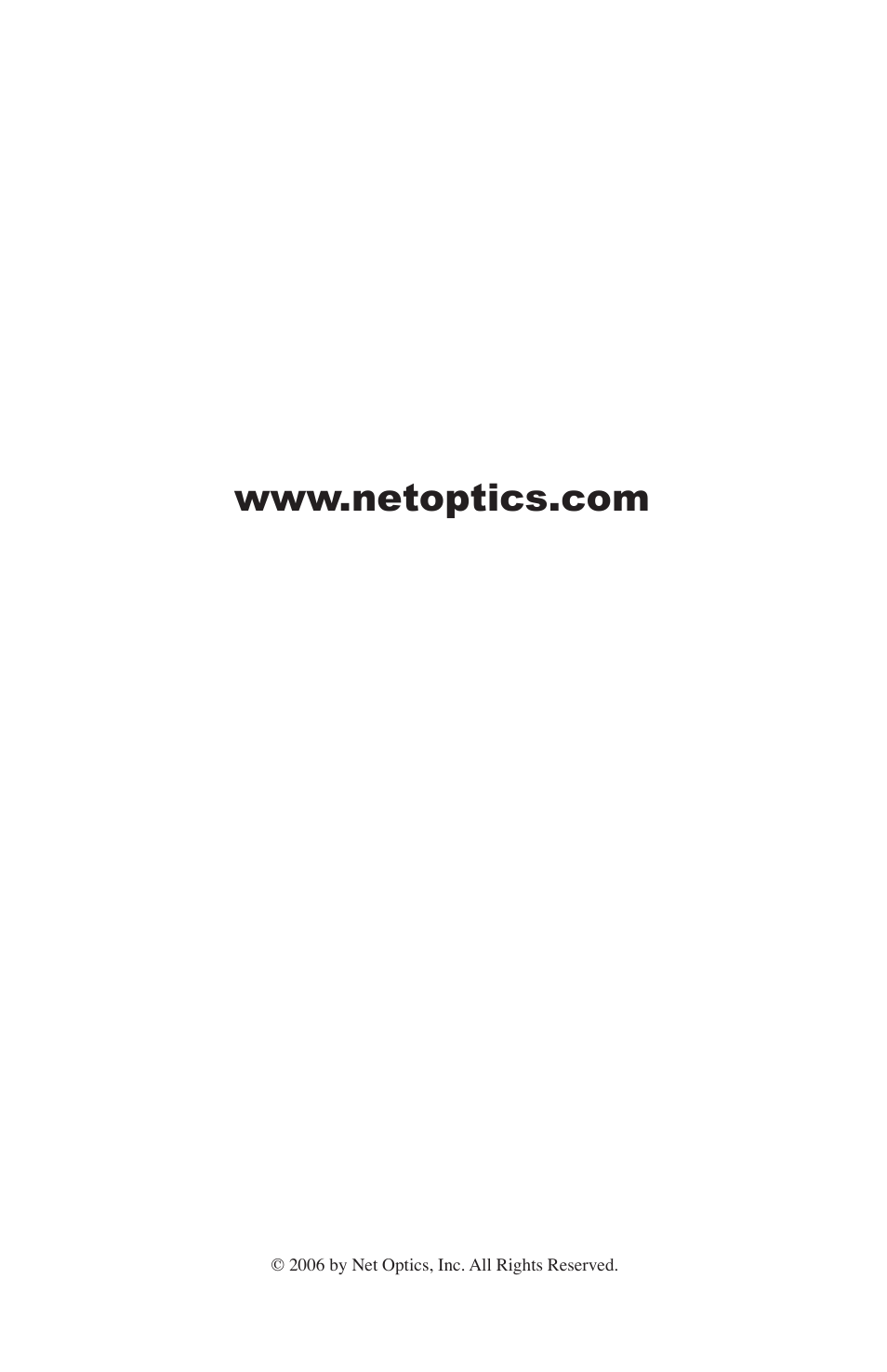 Net Optics 96547iTP User Manual | Page 52 / 52