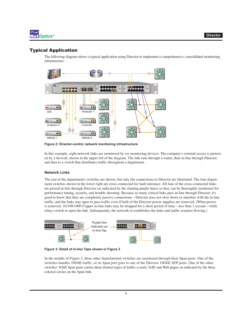 Typical application | Net Optics Director User Manual | Page 10 / 59