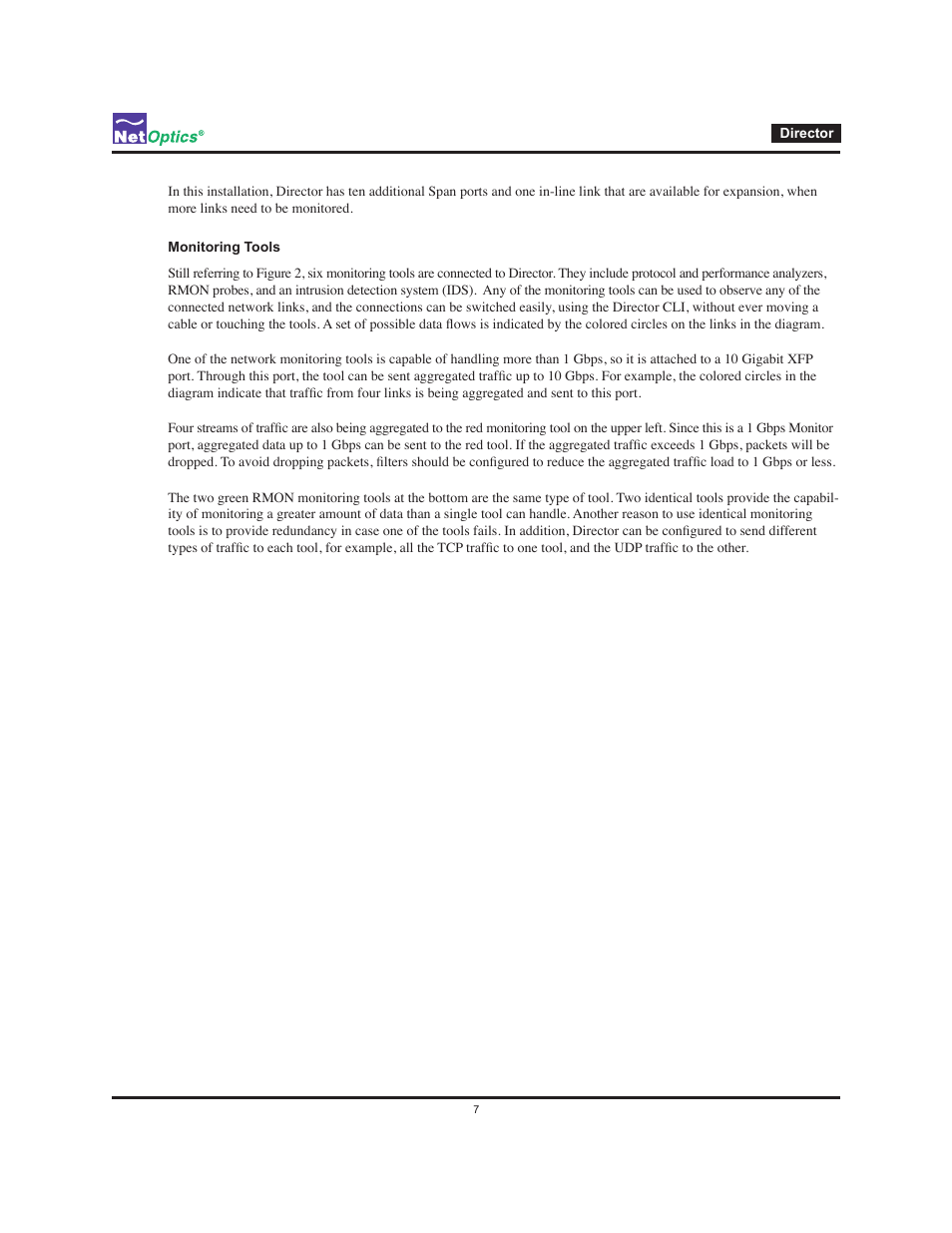 Net Optics Director User Manual | Page 11 / 59