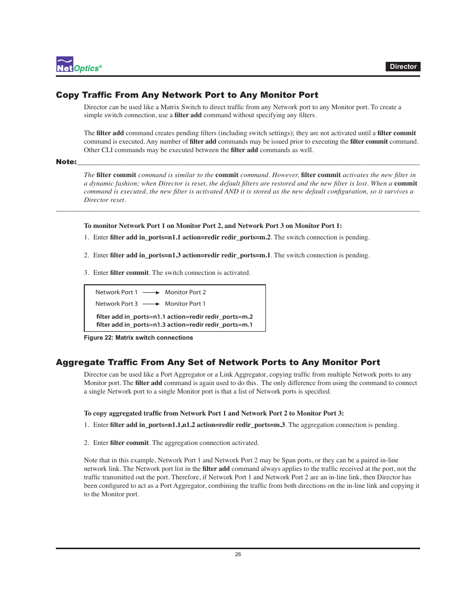 Net Optics Director User Manual | Page 30 / 59