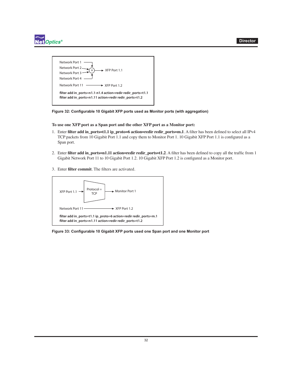 Net Optics Director User Manual | Page 36 / 59