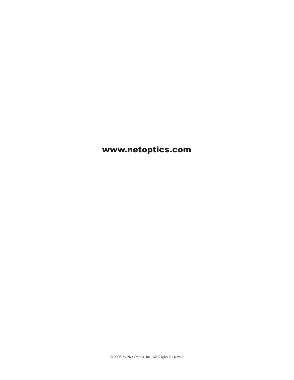 Net Optics Director User Manual | Page 59 / 59