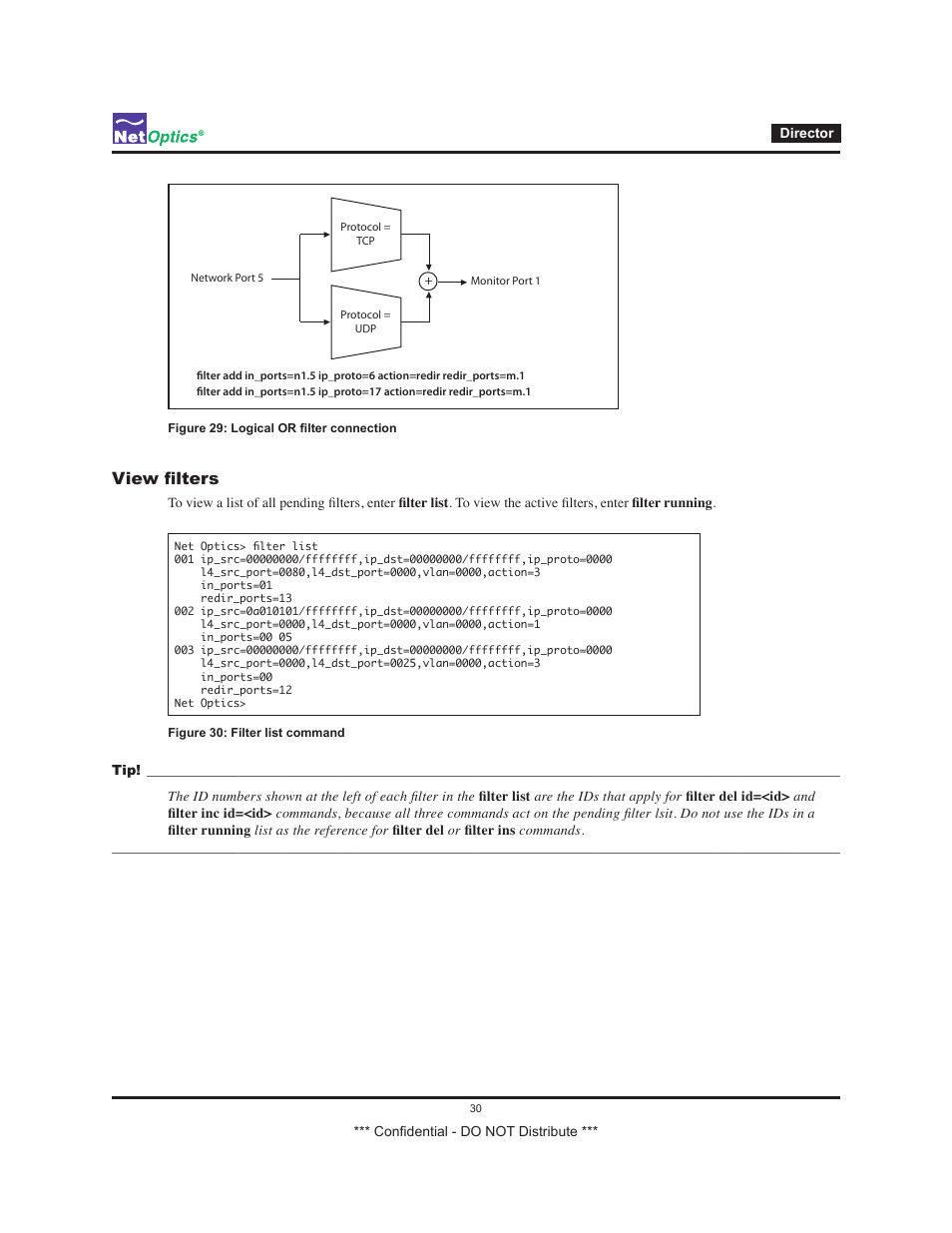 View filters | Net Optics Smart Filtering none User Manual | Page 34 / 57