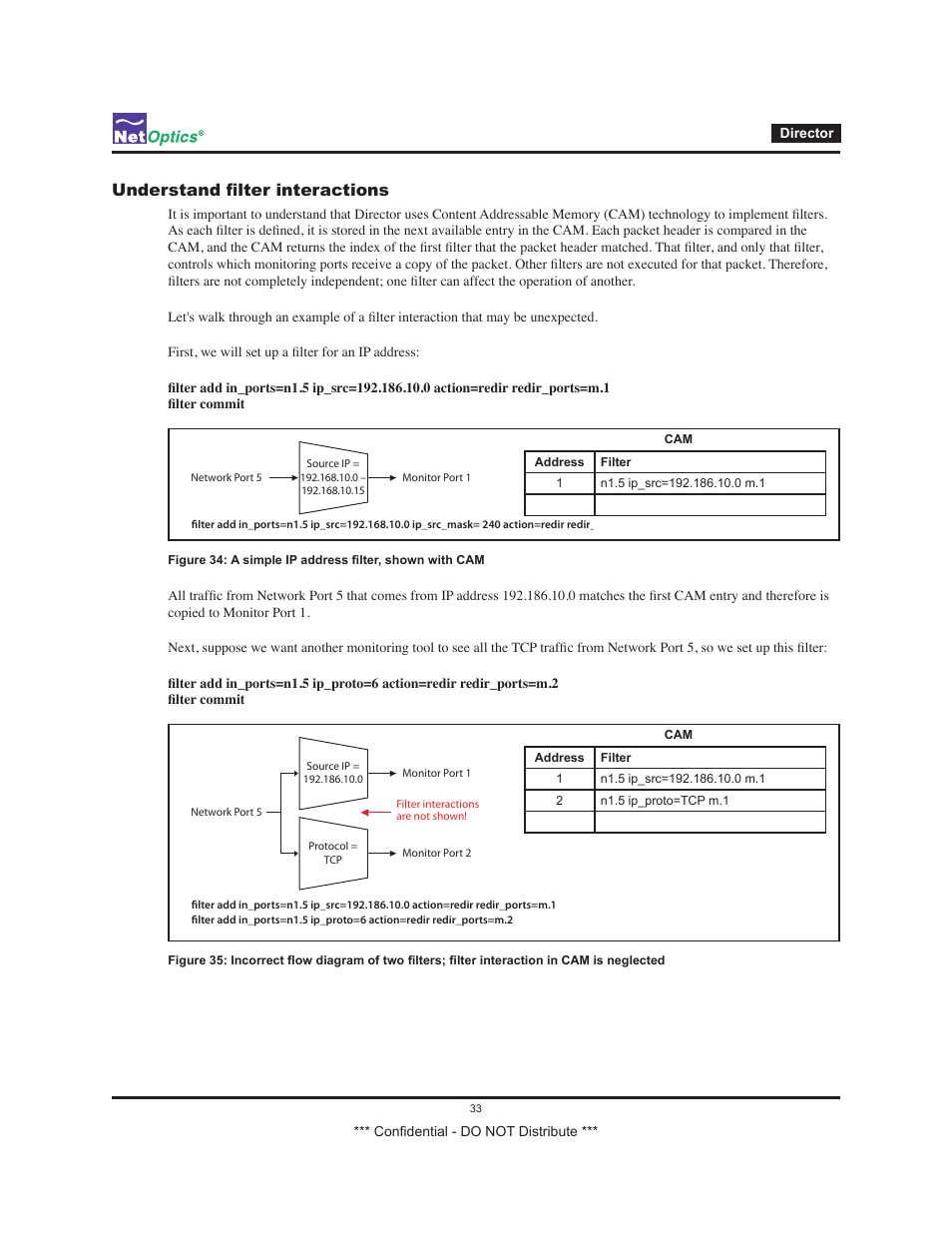 Understand filter interactions | Net Optics Smart Filtering none User Manual | Page 37 / 57