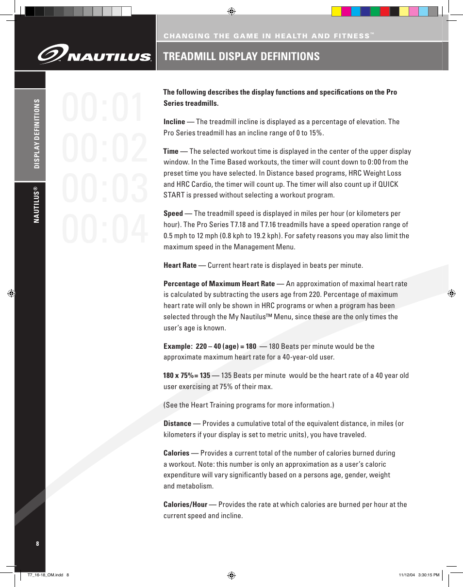 Nautilus T7.16 User Manual | Page 10 / 44