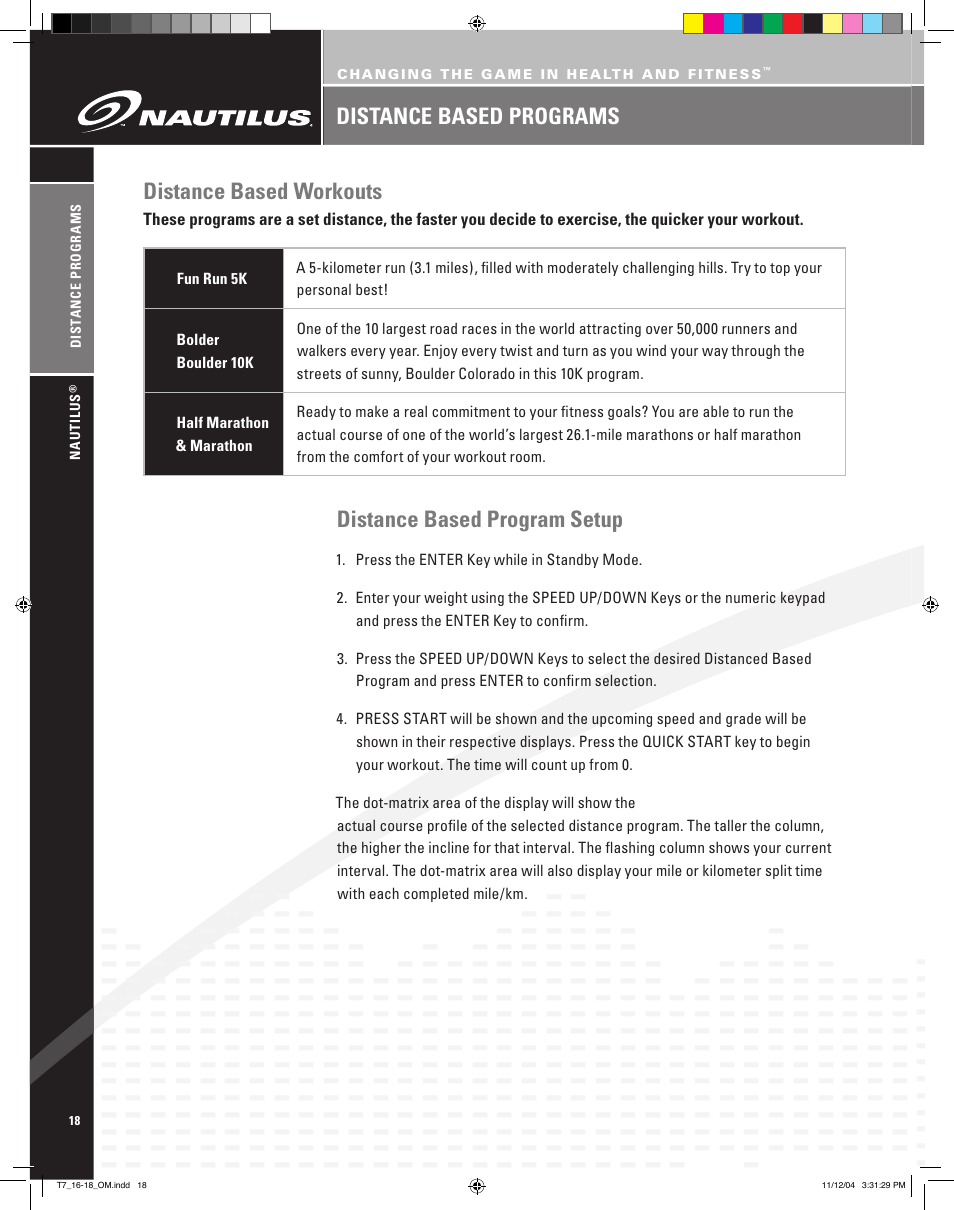 Nautilus T7.16 User Manual | Page 20 / 44