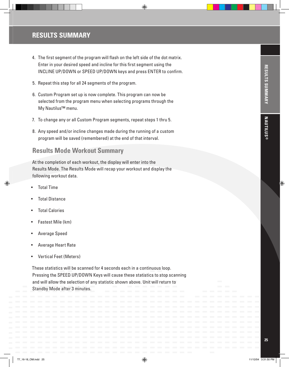 Nautilus T7.16 User Manual | Page 27 / 44