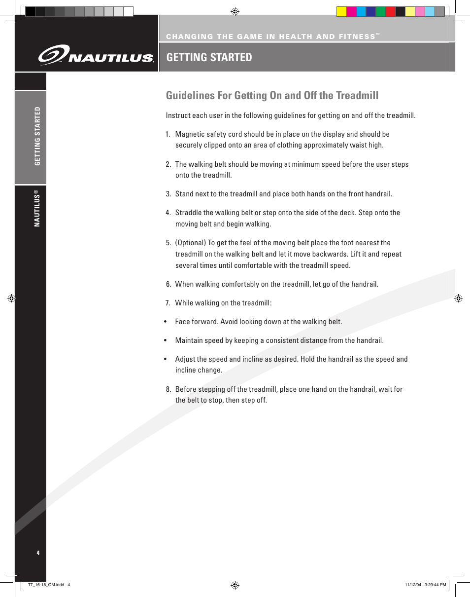 Nautilus T7.16 User Manual | Page 6 / 44