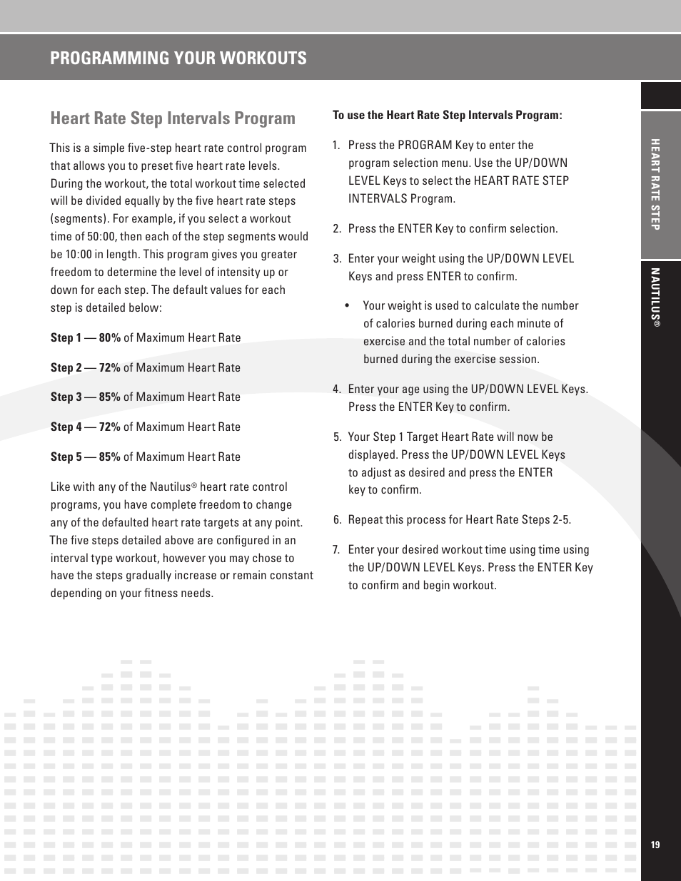 Nautilus EV7.18 User Manual | Page 21 / 44