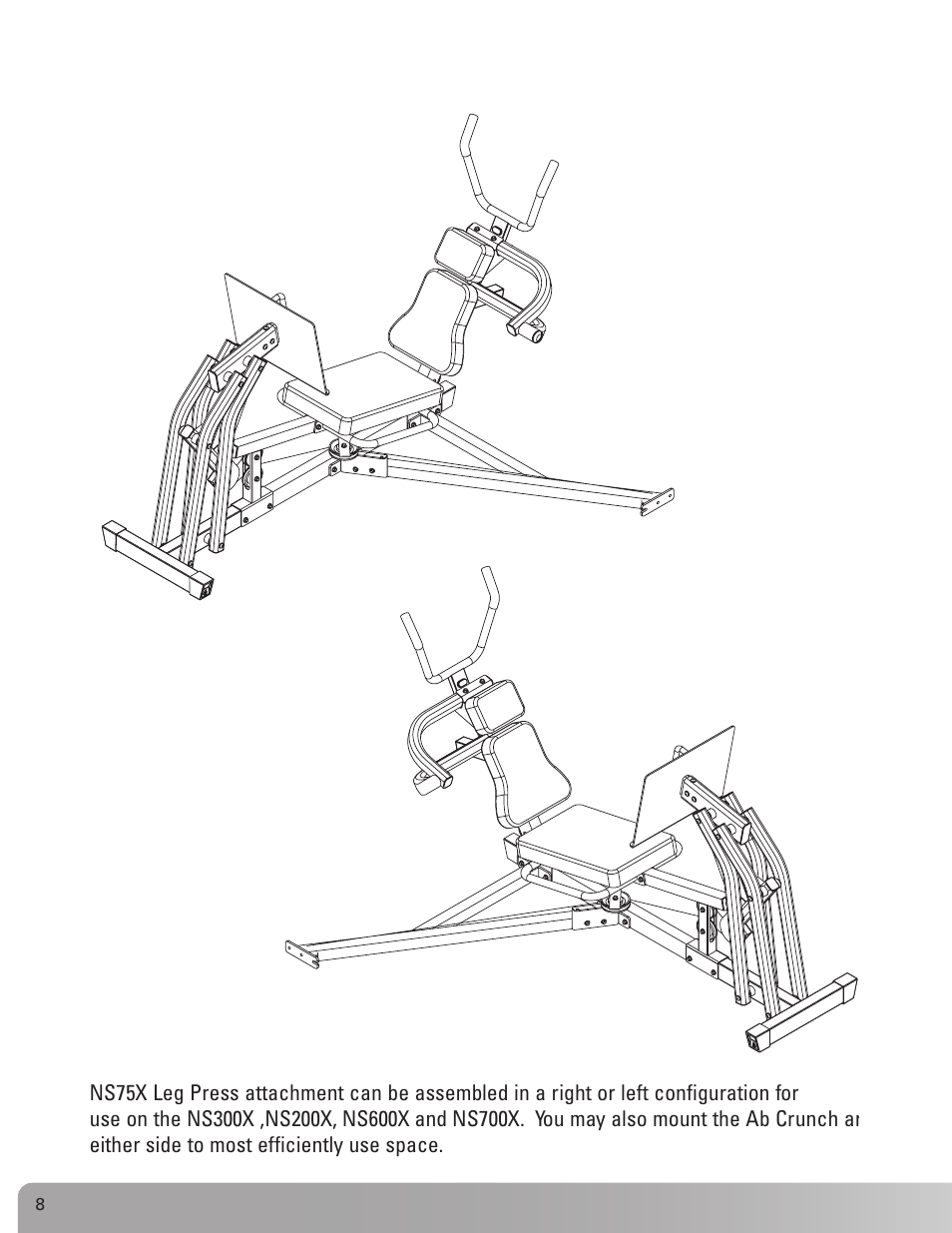 Nautilus BE STRONG NS 75X User Manual | Page 8 / 17