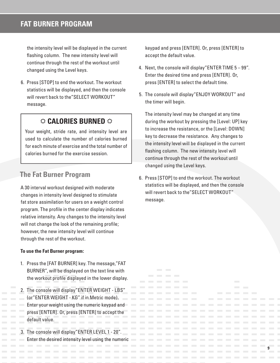 Nautilus BE STRONG EV916 User Manual | Page 11 / 41