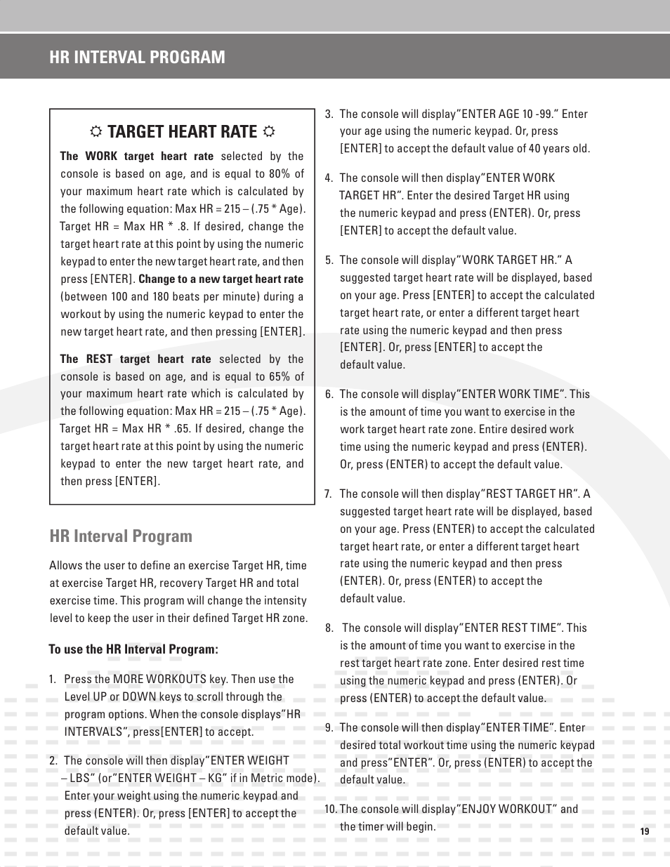 Nautilus BE STRONG EV916 User Manual | Page 21 / 41