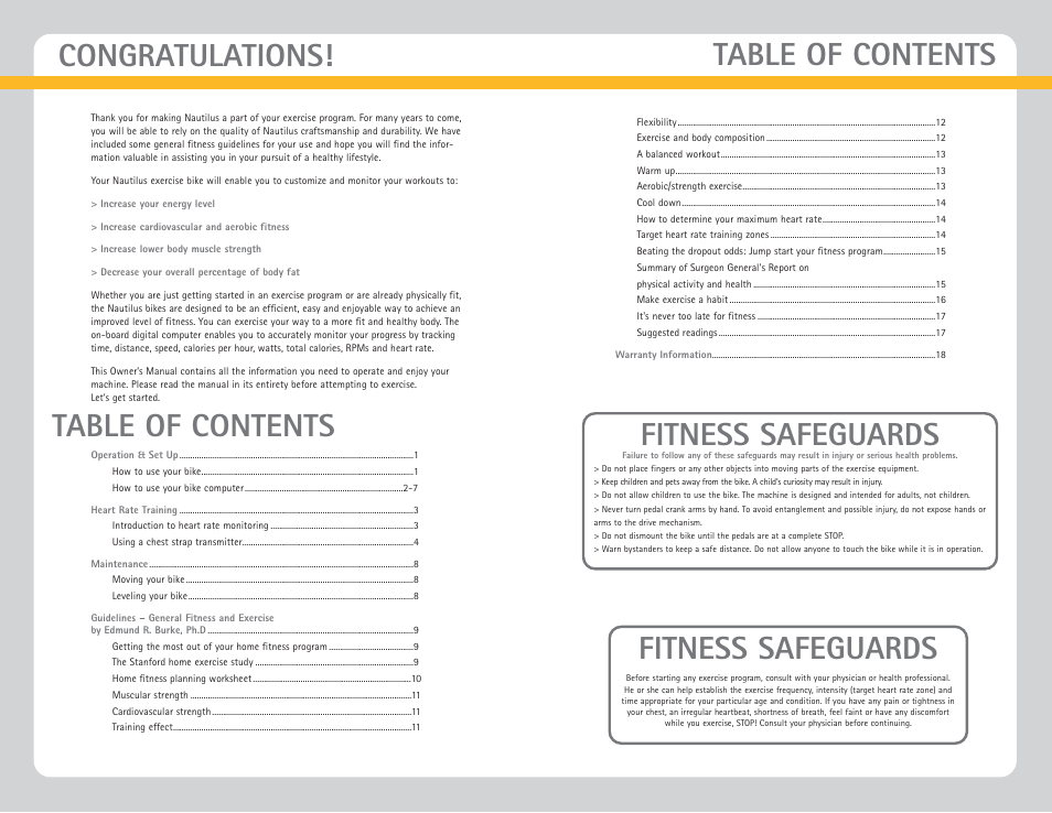 Nautilus NB 2000 User Manual | Page 3 / 15