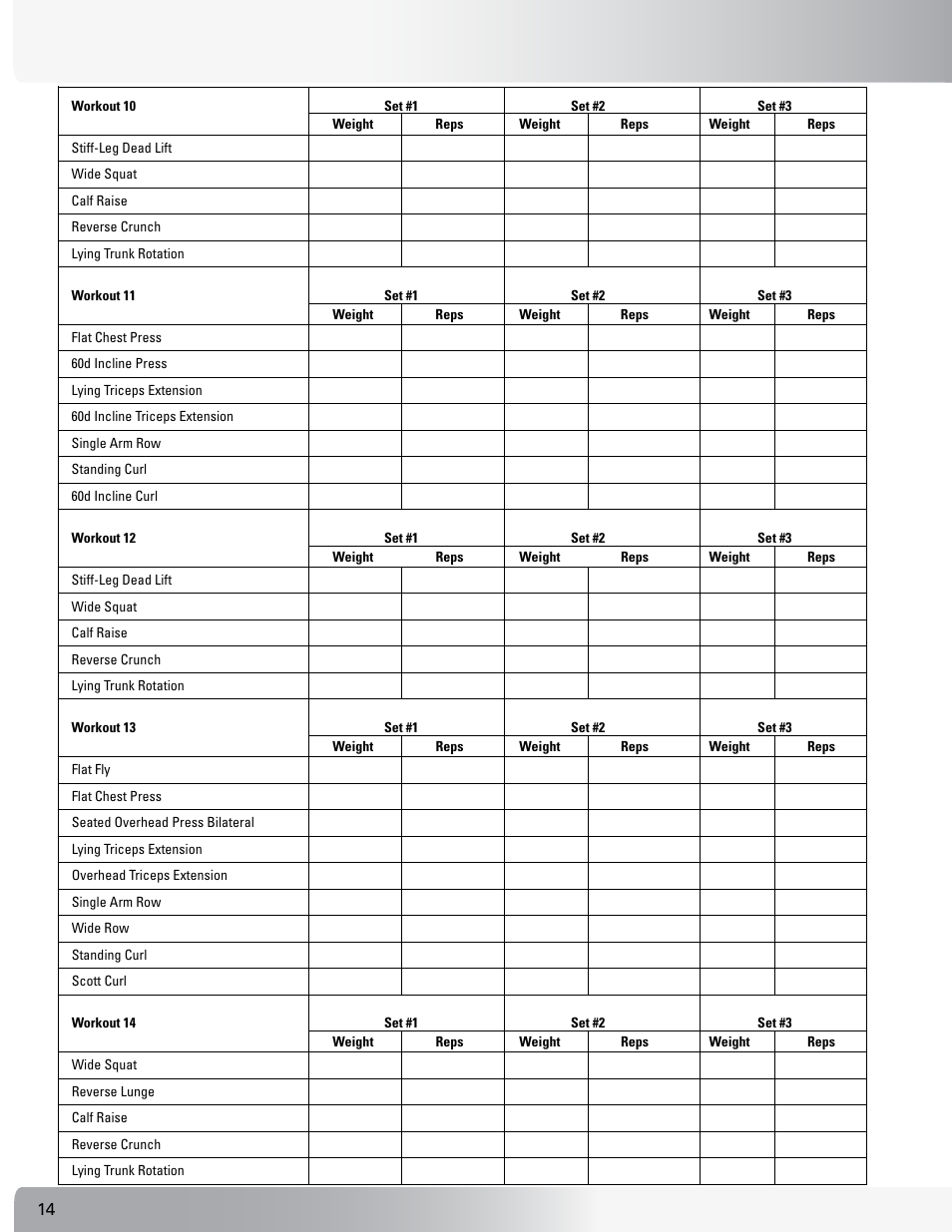 Nautilus SELECTTECH 552 User Manual | Page 14 / 40