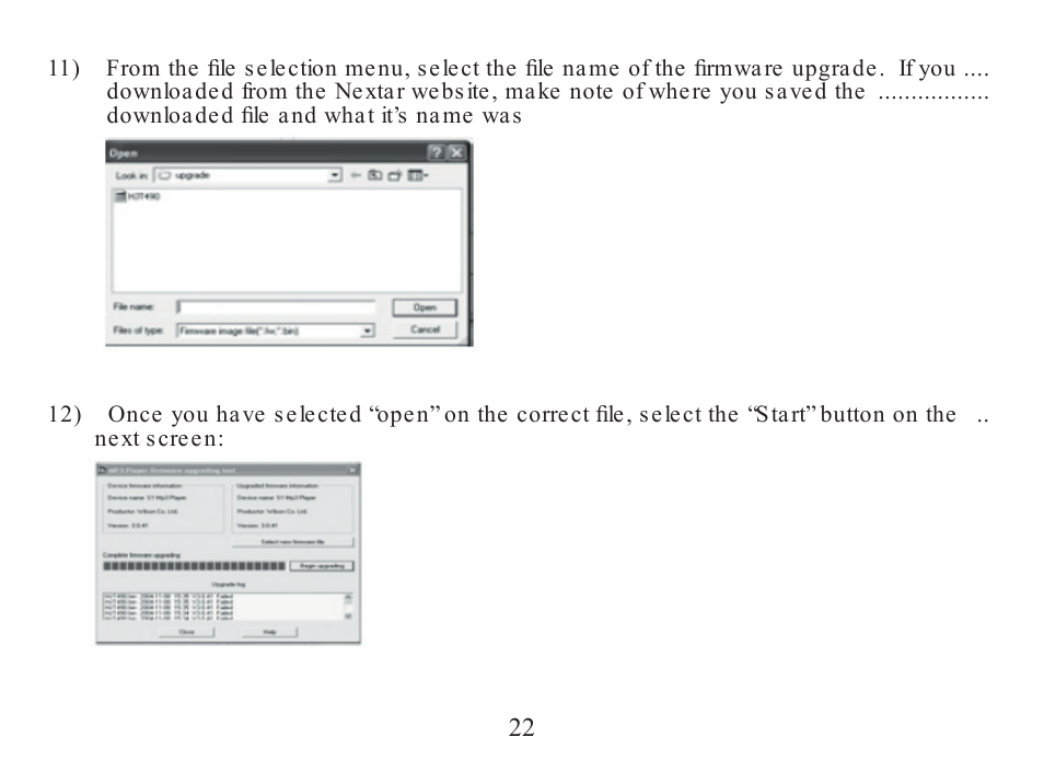 Nextar MA323 User Manual | Page 23 / 40