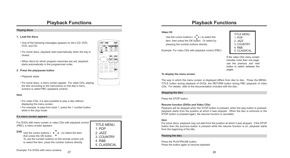P15.ai, Playback functions | Nextar MP907 User Manual | Page 15 / 19