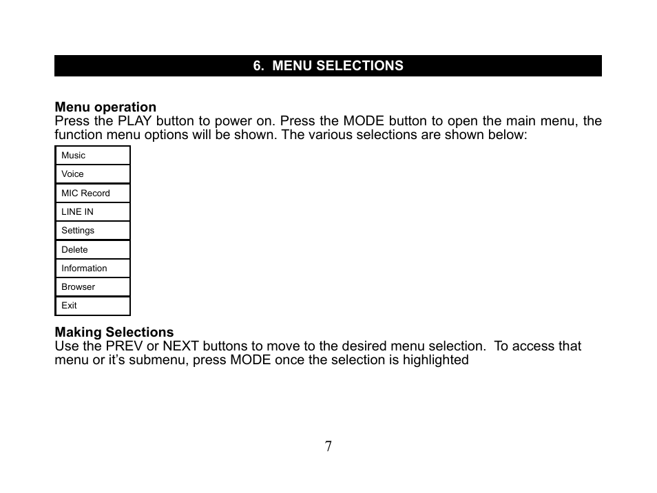 Nextar MA110 User Manual | Page 9 / 25