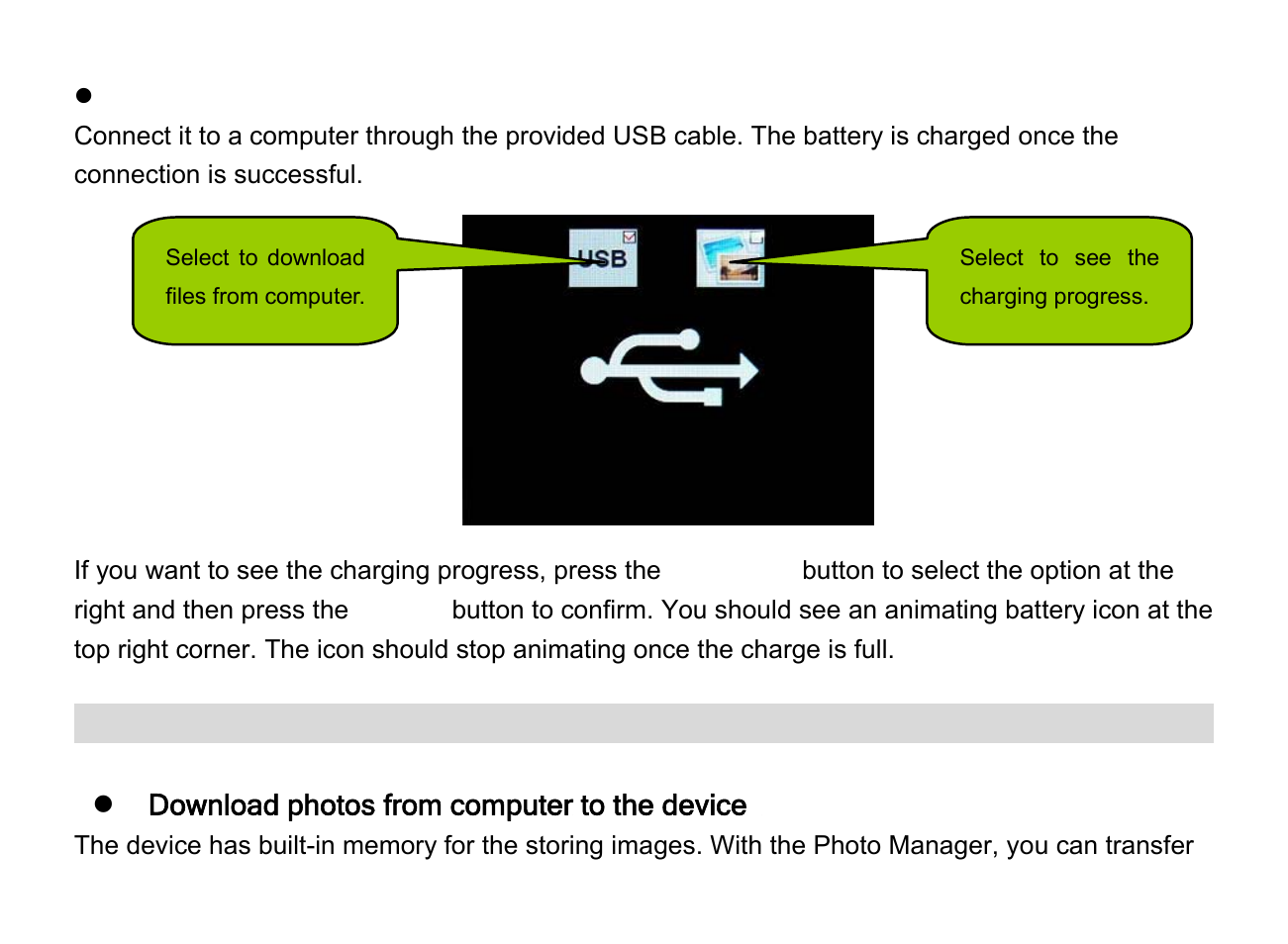 Transfer files between computer and the device | Nextar N3-509 User Manual | Page 6 / 17