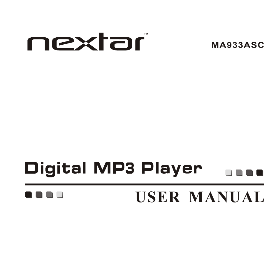 Nextar MA933ASC User Manual | 6 pages