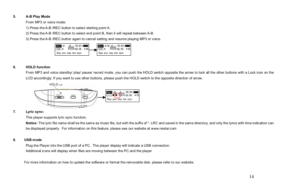 Nextar MA566 User Manual | Page 15 / 18