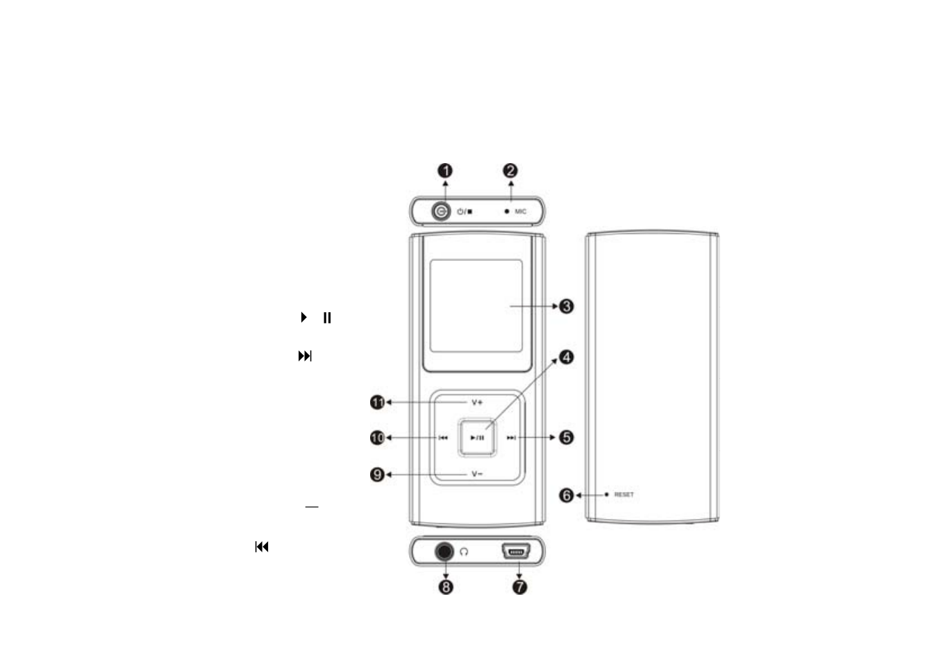 2 button layout, Button layout | Nextar MA750 User Manual | Page 9 / 57