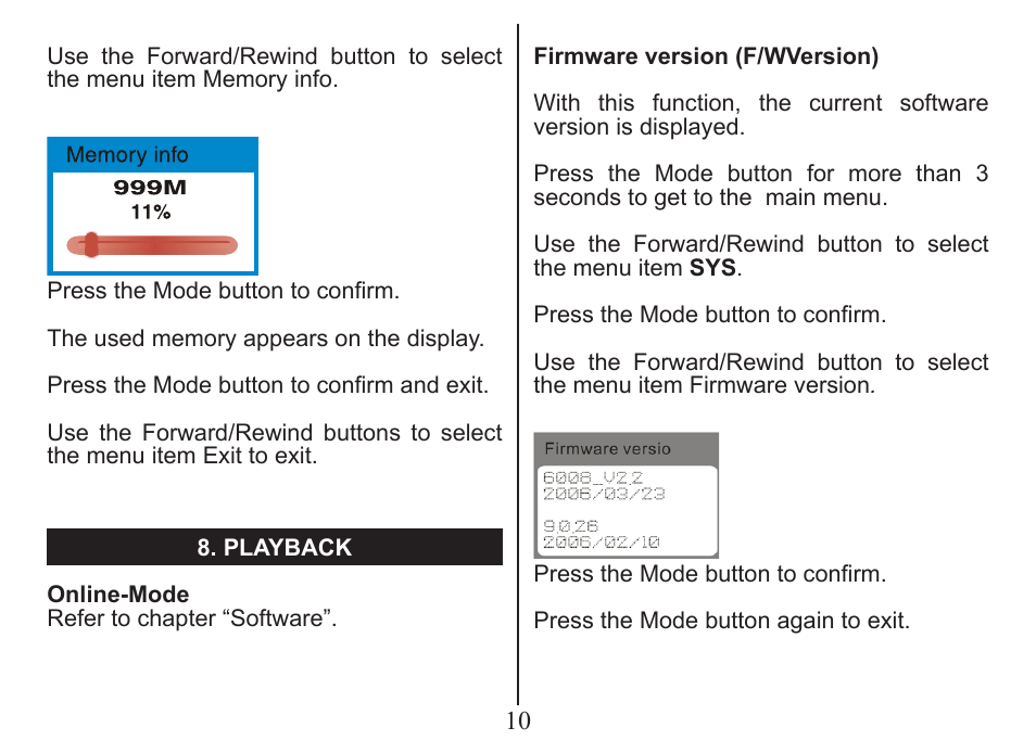 Nextar MA230 User Manual | Page 12 / 37